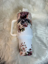 Load image into Gallery viewer, 40oz Burgundy Floral