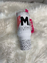 Load image into Gallery viewer, 40oz Mama Lightning bolt Tumbler