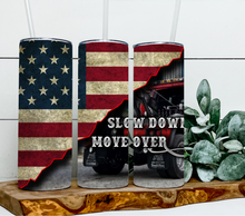 Load image into Gallery viewer, American Flag Tow Truck