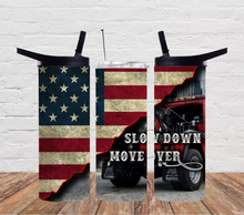 Load image into Gallery viewer, American Flag Tow Truck