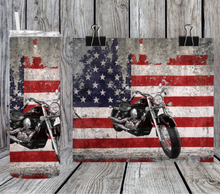 Load image into Gallery viewer, American Flag motorcycle