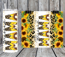 Load image into Gallery viewer, Blessed Mama Leopard sunflowers