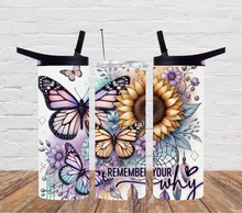 Load image into Gallery viewer, Butterflies - Remember your why - sunflowers
