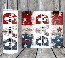 Load image into Gallery viewer, Dad husband hero legend American