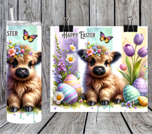 Load image into Gallery viewer, Happy Easter Highland Cow