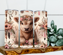 Load image into Gallery viewer, Highland cow boho dreamcatchers