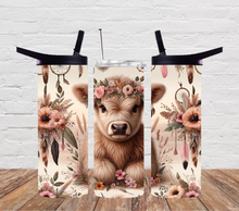 Load image into Gallery viewer, Highland cow boho dreamcatchers
