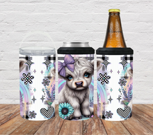 Load image into Gallery viewer, Highland cow - rainbow