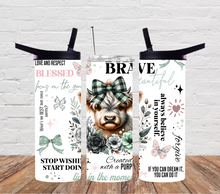 Load image into Gallery viewer, MOTIVATIONAL highland cow