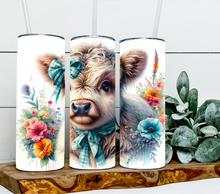 Load image into Gallery viewer, Highland with Teal flowers