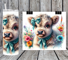 Load image into Gallery viewer, Highland with Teal flowers