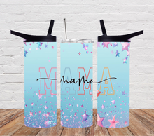 Load image into Gallery viewer, Mama mama teal and stars