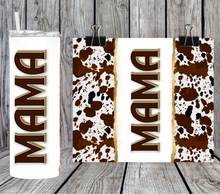 Load image into Gallery viewer, Mama brown cowhide