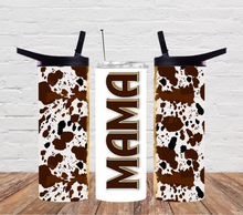 Load image into Gallery viewer, Mama brown cowhide
