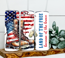 Load image into Gallery viewer, Land of the free because of the brave