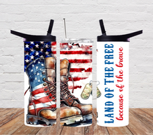 Load image into Gallery viewer, Land of the free because of the brave