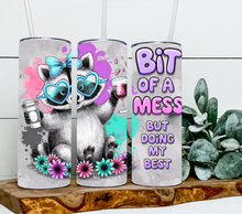 Load image into Gallery viewer, Raccoon bit of a mess