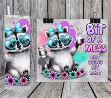 Load image into Gallery viewer, Raccoon bit of a mess