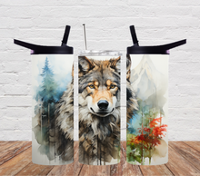 Load image into Gallery viewer, Wolf Watercolor