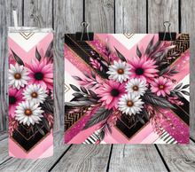 Load image into Gallery viewer, X Pattern Black and Pink Floral