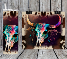 Load image into Gallery viewer, Alcohol ink Bullskull