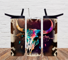 Load image into Gallery viewer, Alcohol ink Bullskull