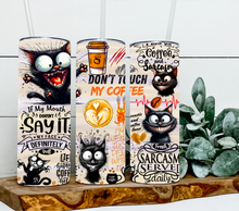 Load image into Gallery viewer, Fresh sarcasm served daily cat