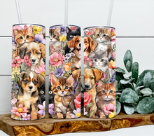 Load image into Gallery viewer, Dogs and Cats in Flowers