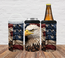 Load image into Gallery viewer, Bald eagle American flag