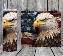 Load image into Gallery viewer, Bald eagle American flag