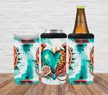 Load image into Gallery viewer, Turquoise heart horseshoe