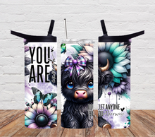 Load image into Gallery viewer, You are enough Highland Cow