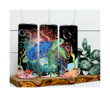 Load image into Gallery viewer, Alcohol Ink Sea Turtle Tumbler

