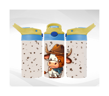 Load image into Gallery viewer, Cowboy &amp; Cowgirl Kids Water Bottles
