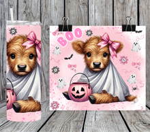Load image into Gallery viewer, Halloween Highland Cow Boo

