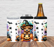 Load image into Gallery viewer, Halloween Highland Cow Jack O Lantern
