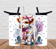 Load image into Gallery viewer, Halloween Highland Cow mummy
