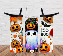 Load image into Gallery viewer, Halloween ghost Bruh, I mean Boo
