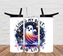 Load image into Gallery viewer, Halloween ghost Living my best boo life

