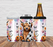 Load image into Gallery viewer, Halloween highland cow ghost cow print
