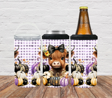 Load image into Gallery viewer, Halloween highland cow pumpkins

