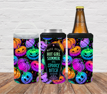 Load image into Gallery viewer, Halloween neon pumpkins spooky Bitch season
