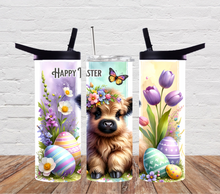 Load image into Gallery viewer, Happy Easter Highland Cow
