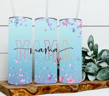 Load image into Gallery viewer, Mama mama teal and stars
