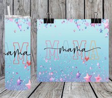 Load image into Gallery viewer, Mama mama teal and stars

