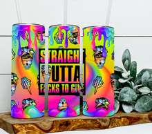 Load image into Gallery viewer, Straight out of fucks to give - sarcastic
