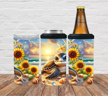 Load image into Gallery viewer, Turtle -sunflowers
