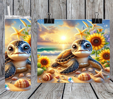 Load image into Gallery viewer, Turtle -sunflowers
