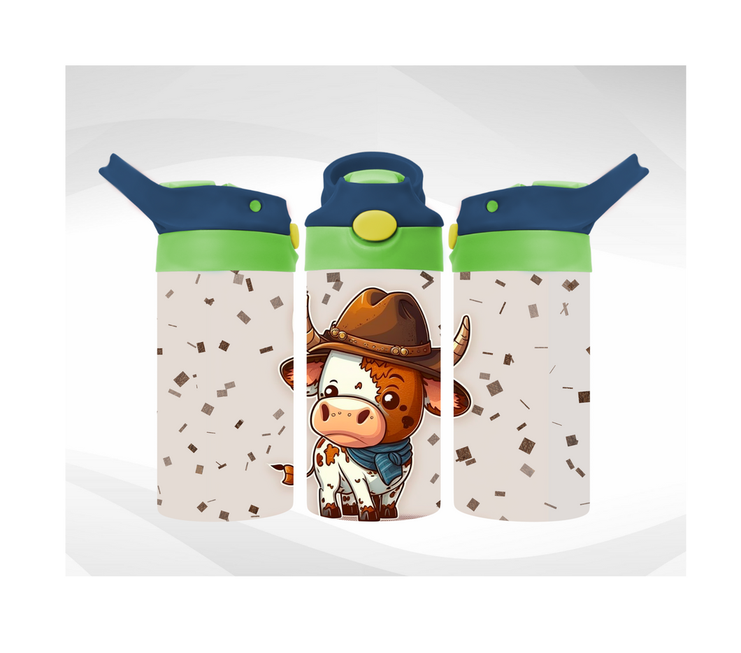 Cowboy & Cowgirl Kids Water Bottles