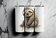 Load image into Gallery viewer, Baby Sloth Waterpaint Tumbler
